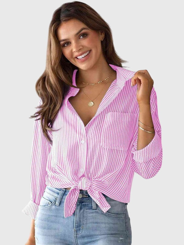 Ariana™ | Camisa con cuello con solapa