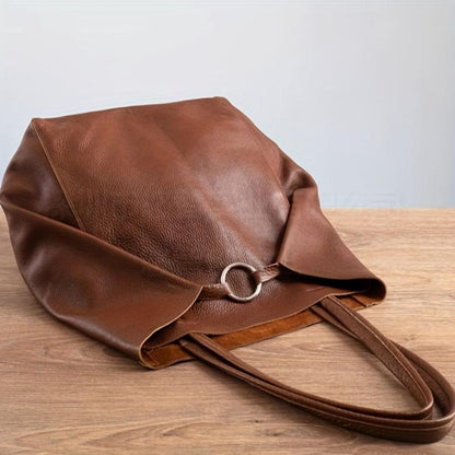 Suavidad Retro de Renee | Bolso Tote de Gran Capacidad
