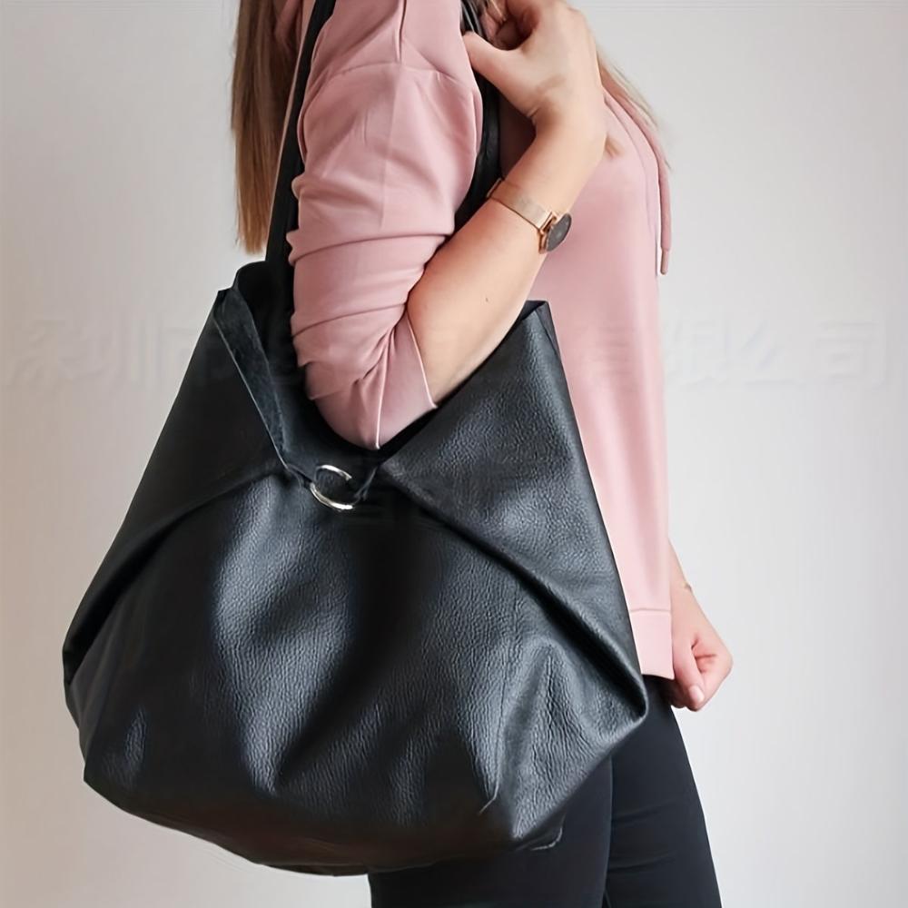 Suavidad Retro de Renee | Bolso Tote de Gran Capacidad