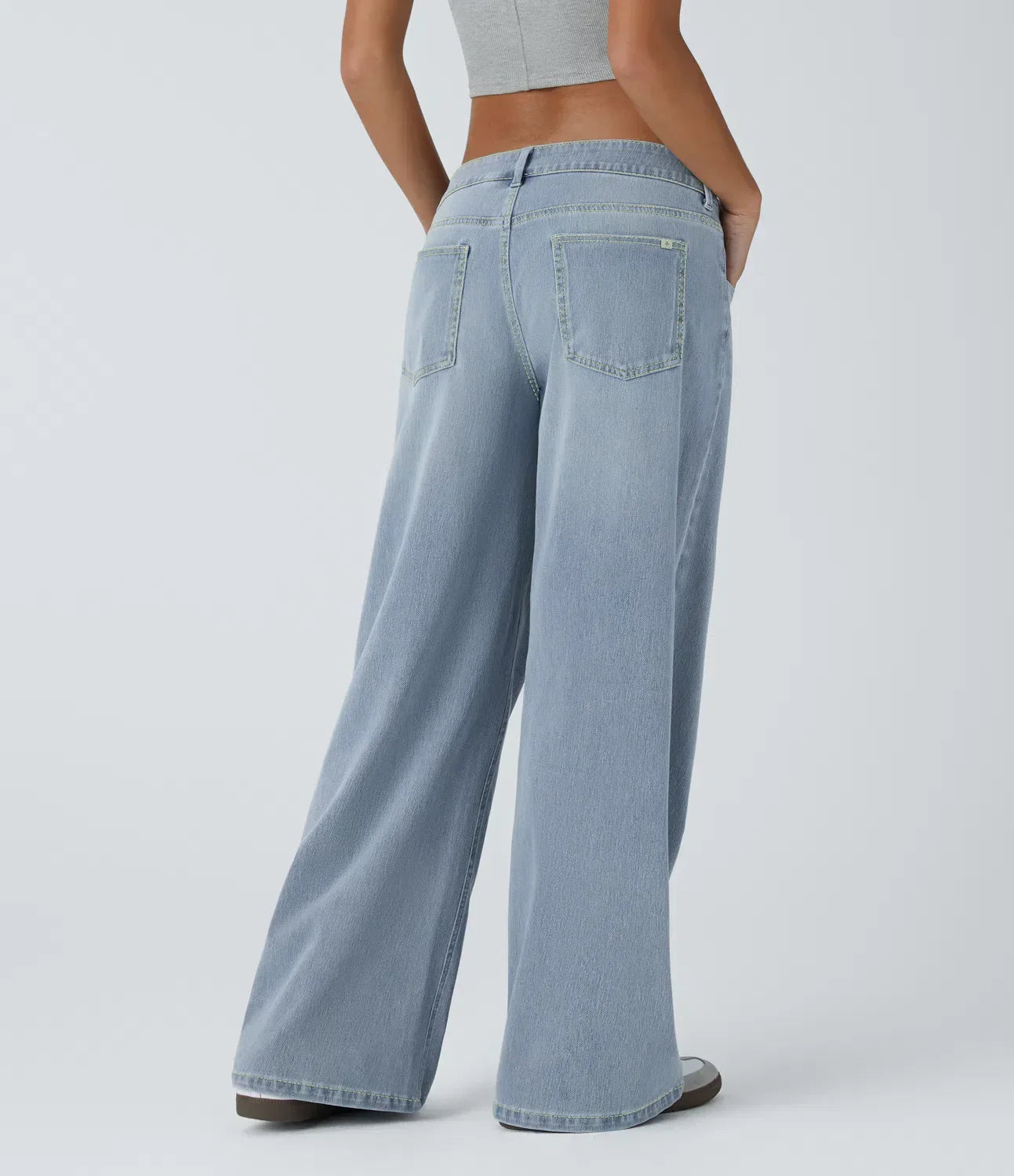 Cargojeans med asymmetrisk lynlås™