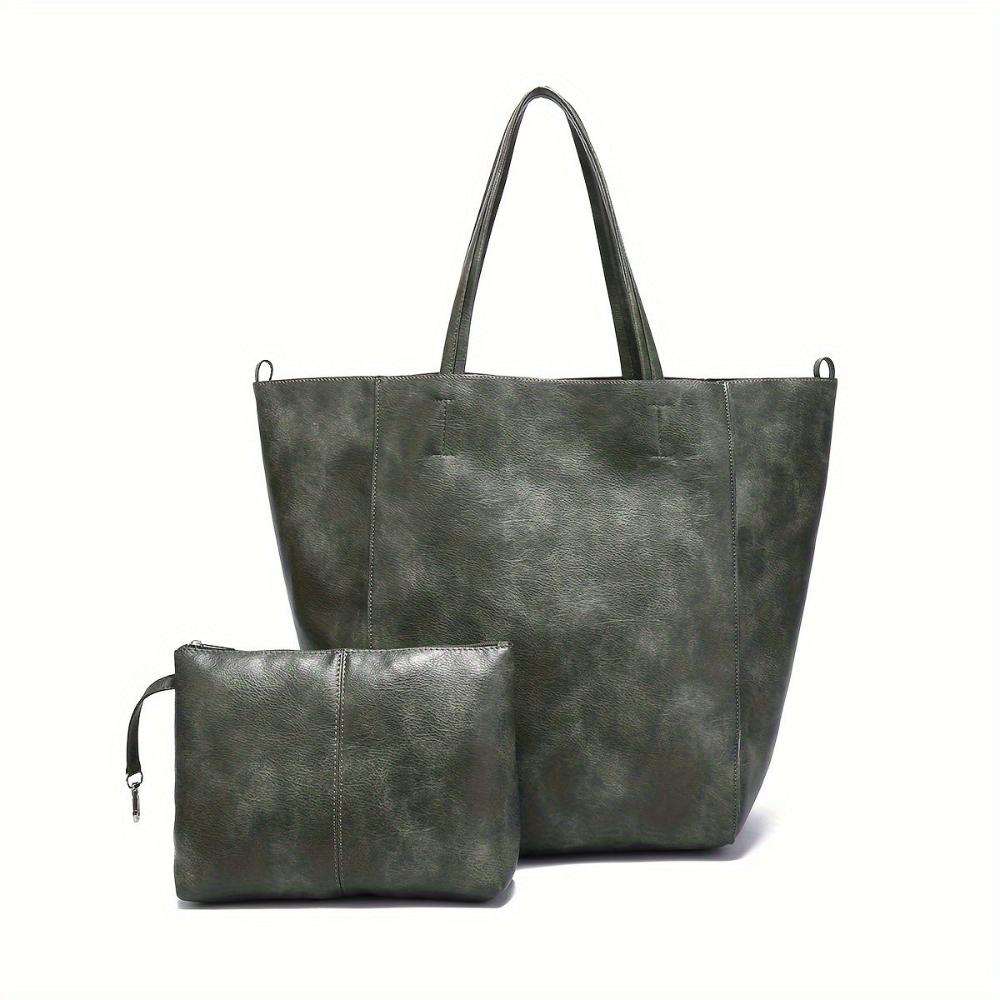 Suavidad Retro de Renee | Bolso Tote de Gran Capacidad
