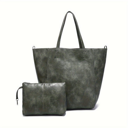 Suavidad Retro de Renee | Bolso Tote de Gran Capacidad