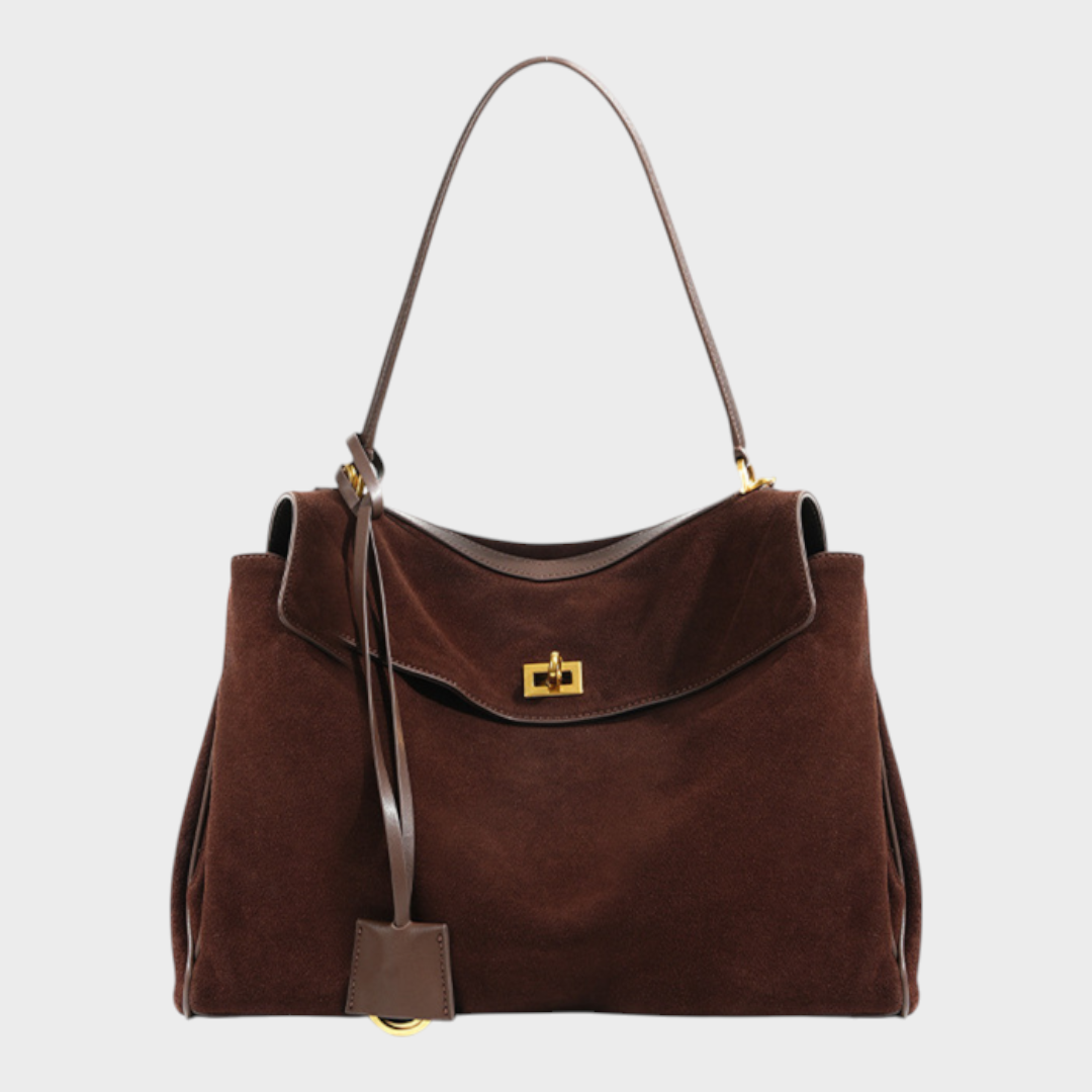 Libby | Minimalistische luxuriöse Handtasche aus weichem Leder