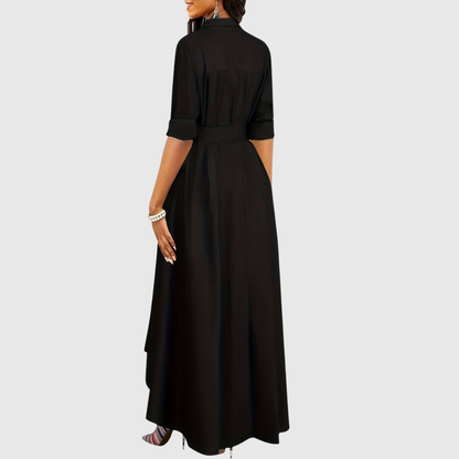 LIVIENNE | Elegant maxikjole med knapper foran