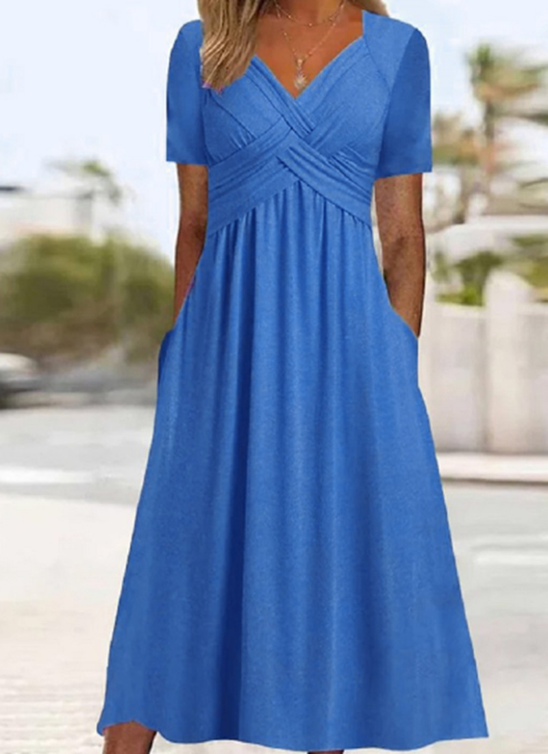 Vestido cruzado elegante