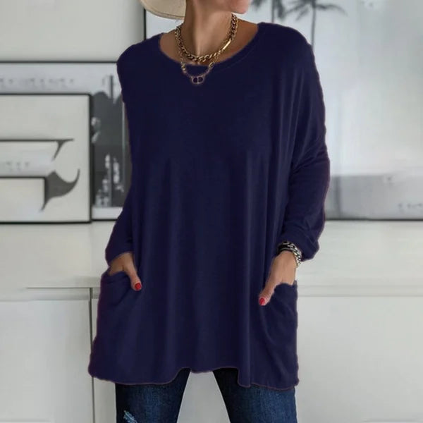 Moira | Blusa de Manga Longa Relaxada