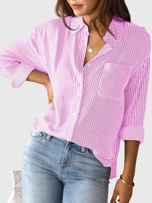 Ariana™ | Camisa con cuello con solapa