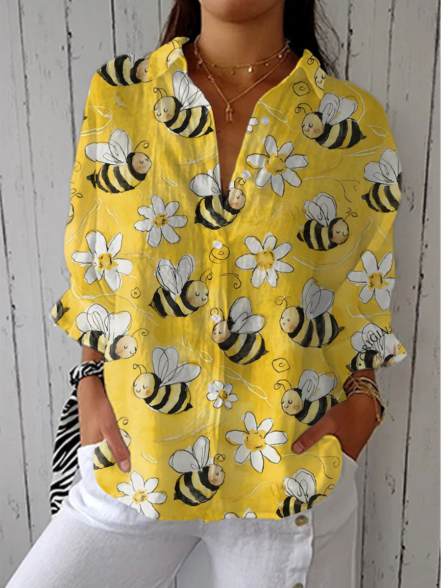 Franka | Bluse „Bee Blossom“