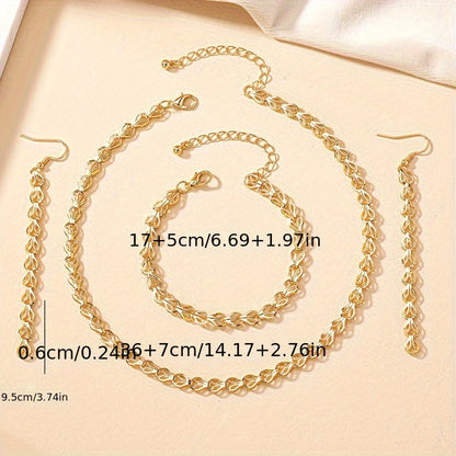 Conjunto de Joias Elegante com 3 Peças
