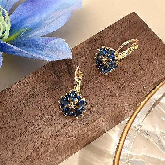 Pendientes de flores Calina | Oro
