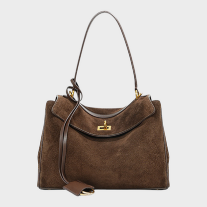 Libby | Minimalistische luxuriöse Handtasche aus weichem Leder