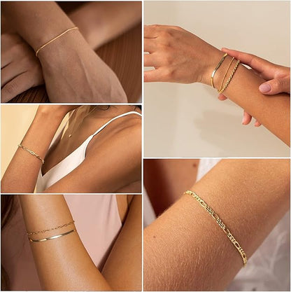 Juego de pulseras Isabella Vernetta | Dorado