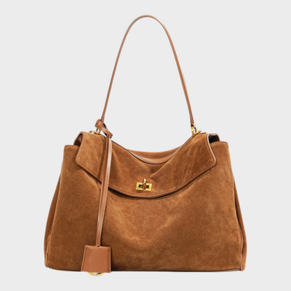 Libby | Minimalistische luxuriöse Handtasche aus weichem Leder