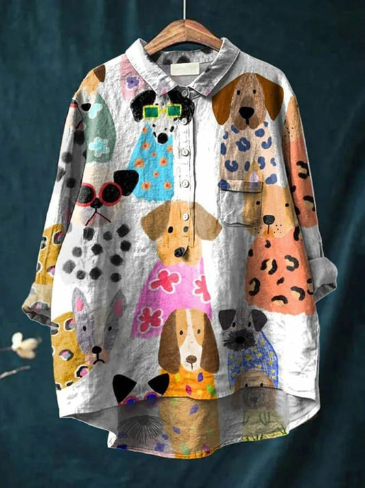 Clarano | Blusa Brooks con Estampado Divertido