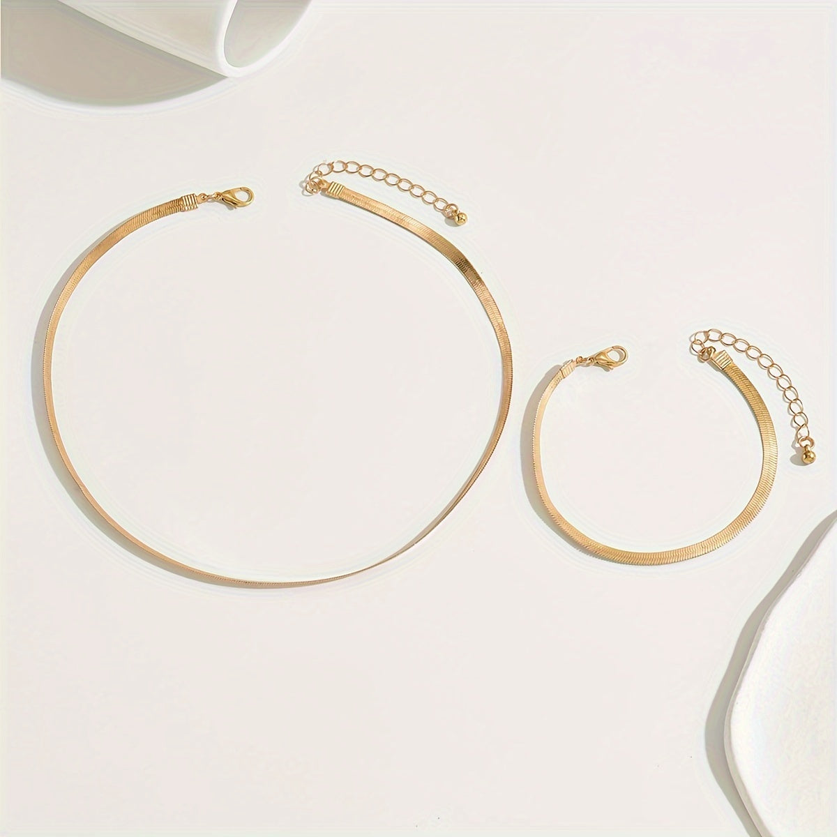 Conjunto clásico de joyería para uso diario