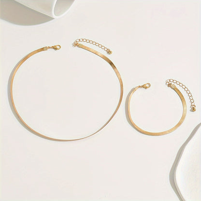 Conjunto clásico de joyería para uso diario
