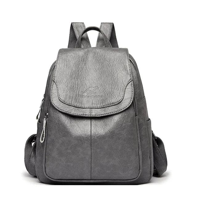 Eda | Mochila de Couro Antifurto
