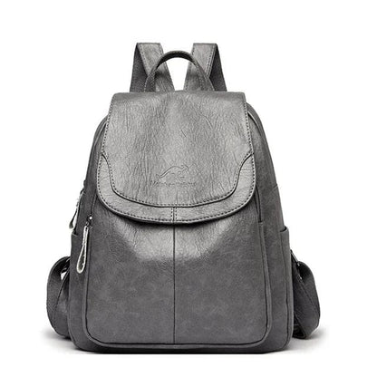 Eda | Mochila de cuero antirrobo