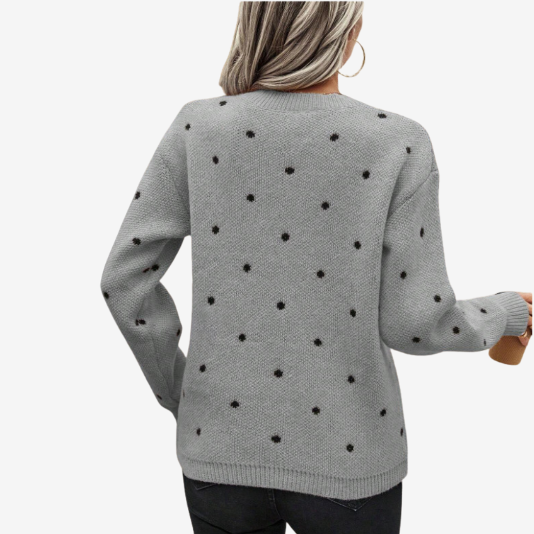 Suéter elegante Aveline™ con lunares
