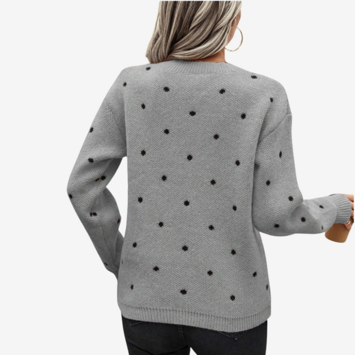 Suéter elegante Aveline™ con lunares
