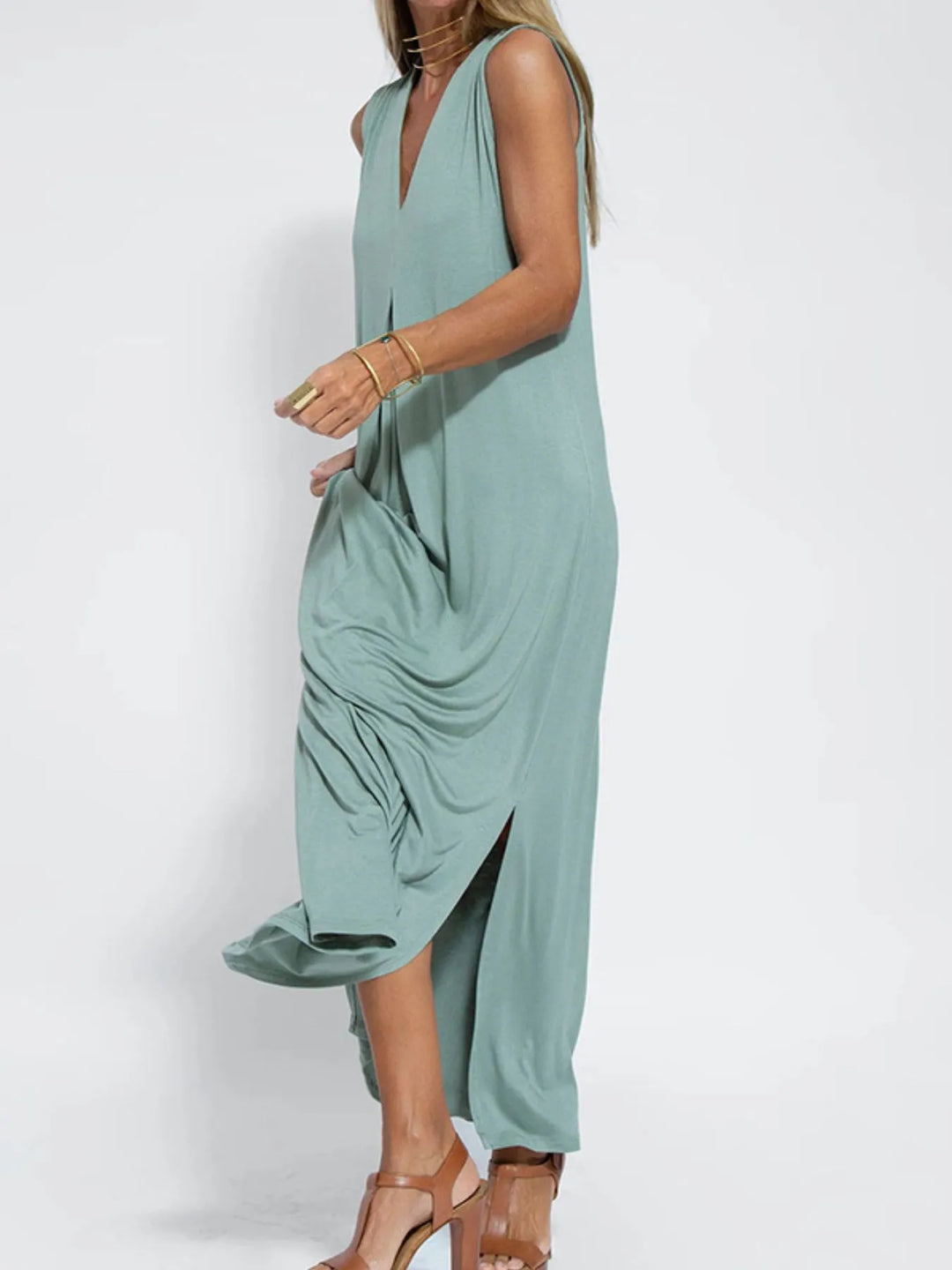 Ariella | Maxikleid mit V-Ausschnitt