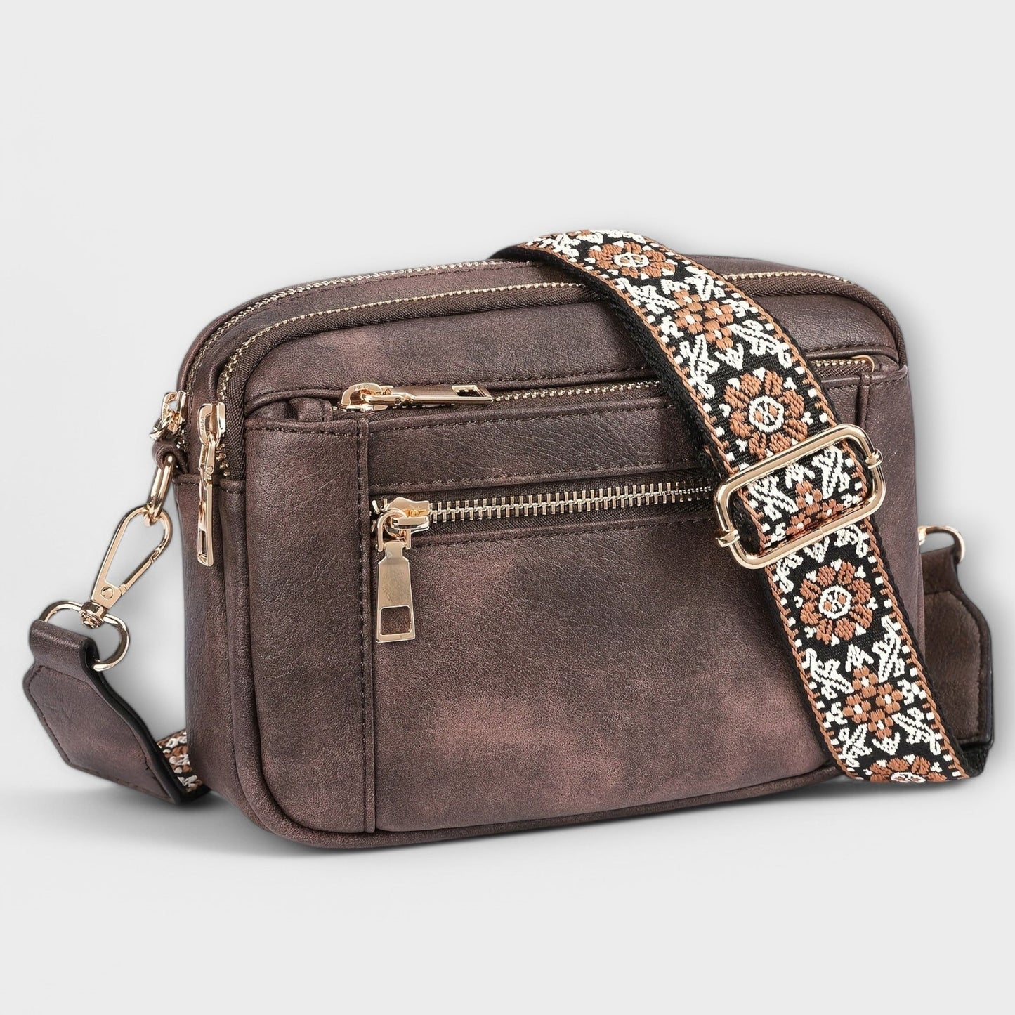 Elain - bolso bandolera de cuero vegano