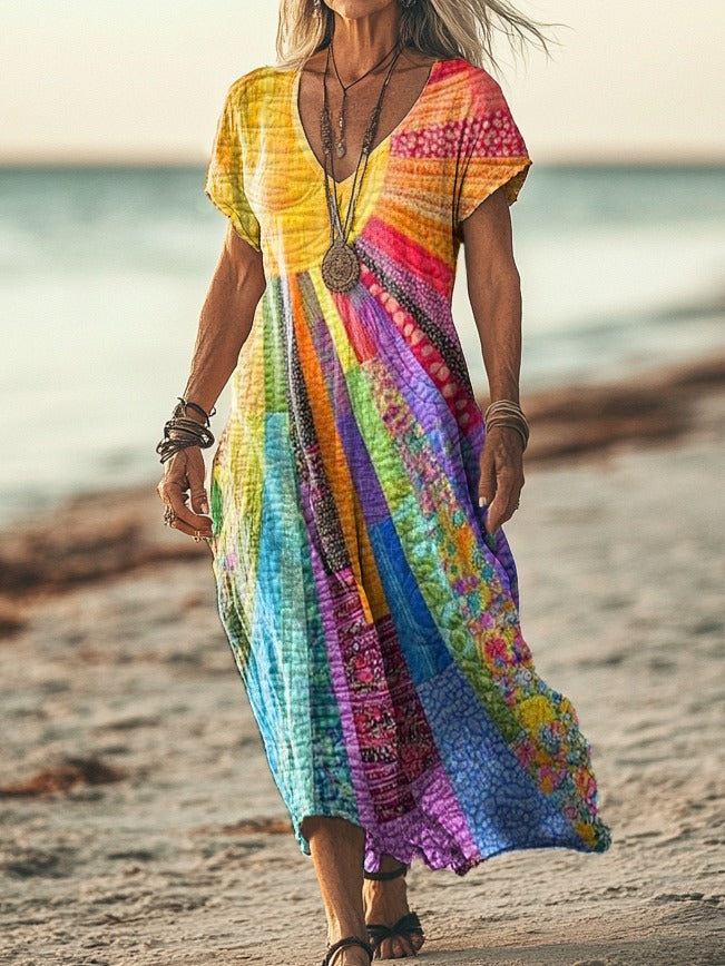 Bohemian Sun | Vestido de Diseño Único