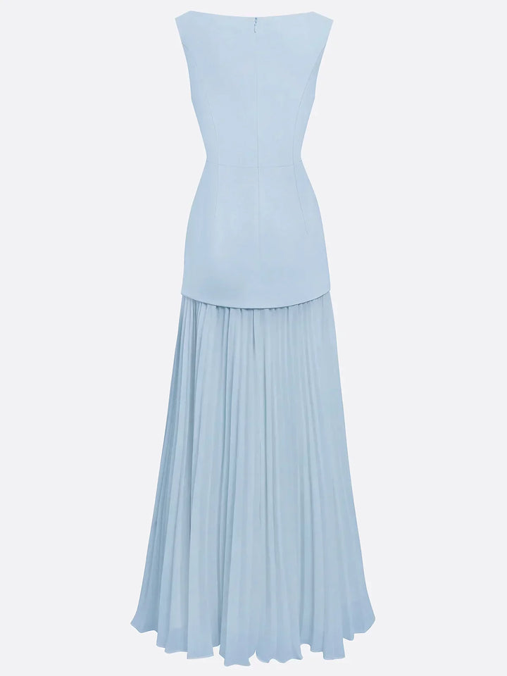 Micaela | Robe longue plissée de design