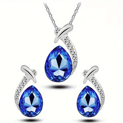 Klassisches Schmuckset in Meerjungfrauen-Eleganz | Weißgold