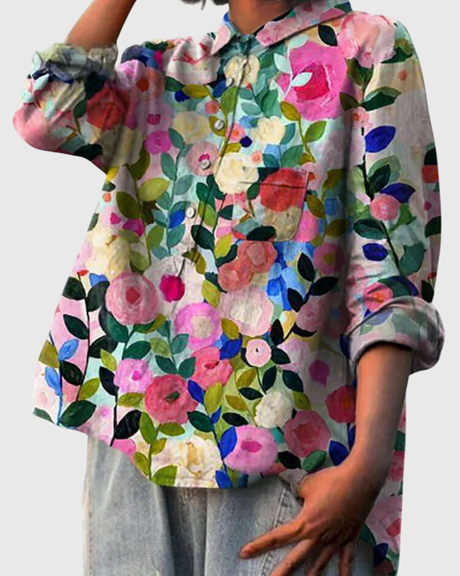 Valeria™ - Bluse med blomsterprint