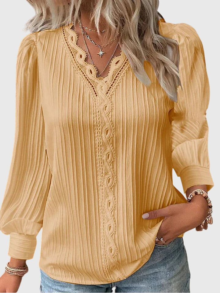 Andrea™ | Elegante Pullover-Bluse