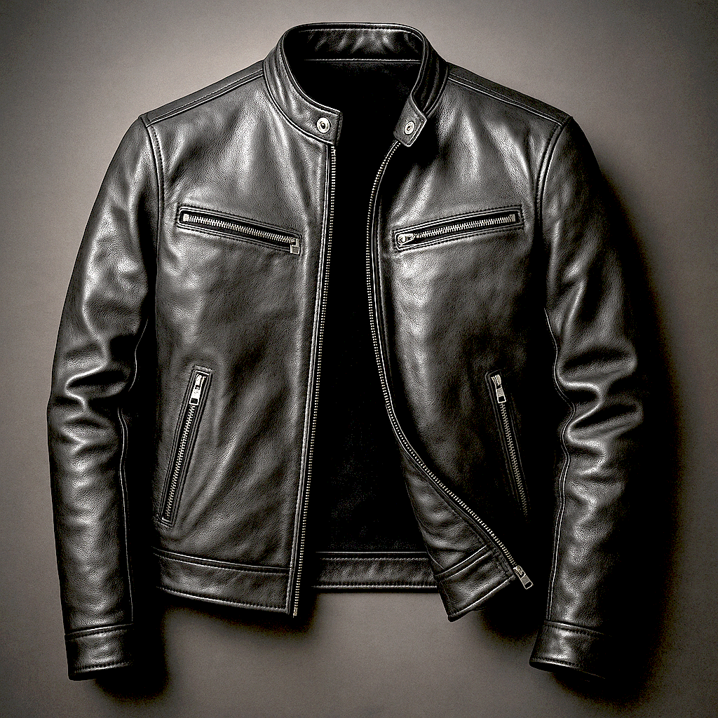 Herman | Vintage Leather Jacket for Men - All-Day Comfort