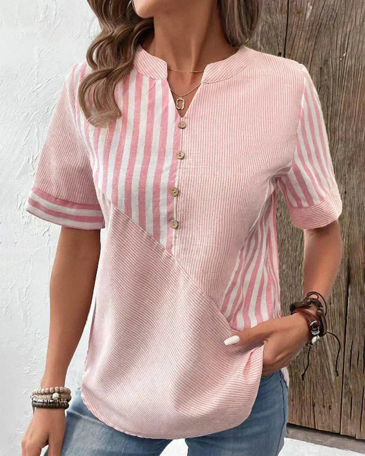 Lila | Blusa Listrada Macia