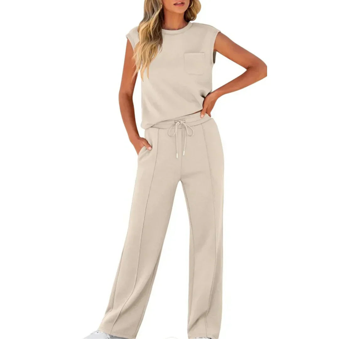 ELLE | Conjunto casual suave para verano