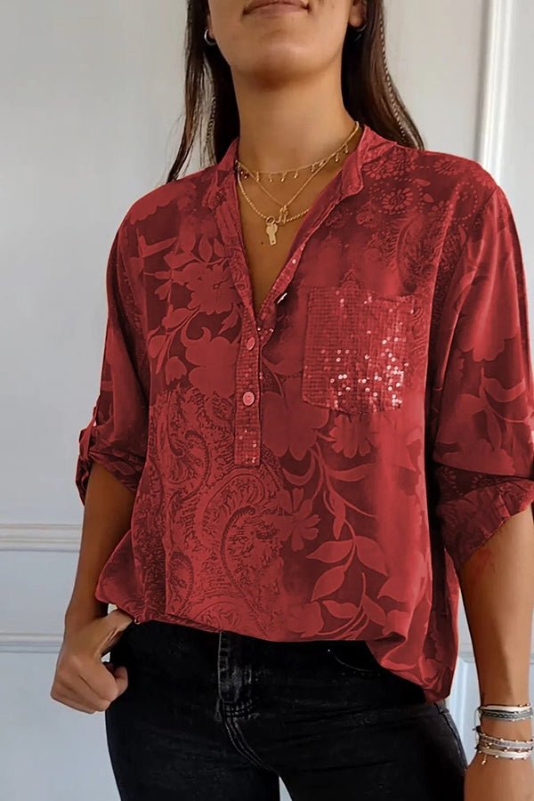 Pauline | Elegantes Pailletten-Top
