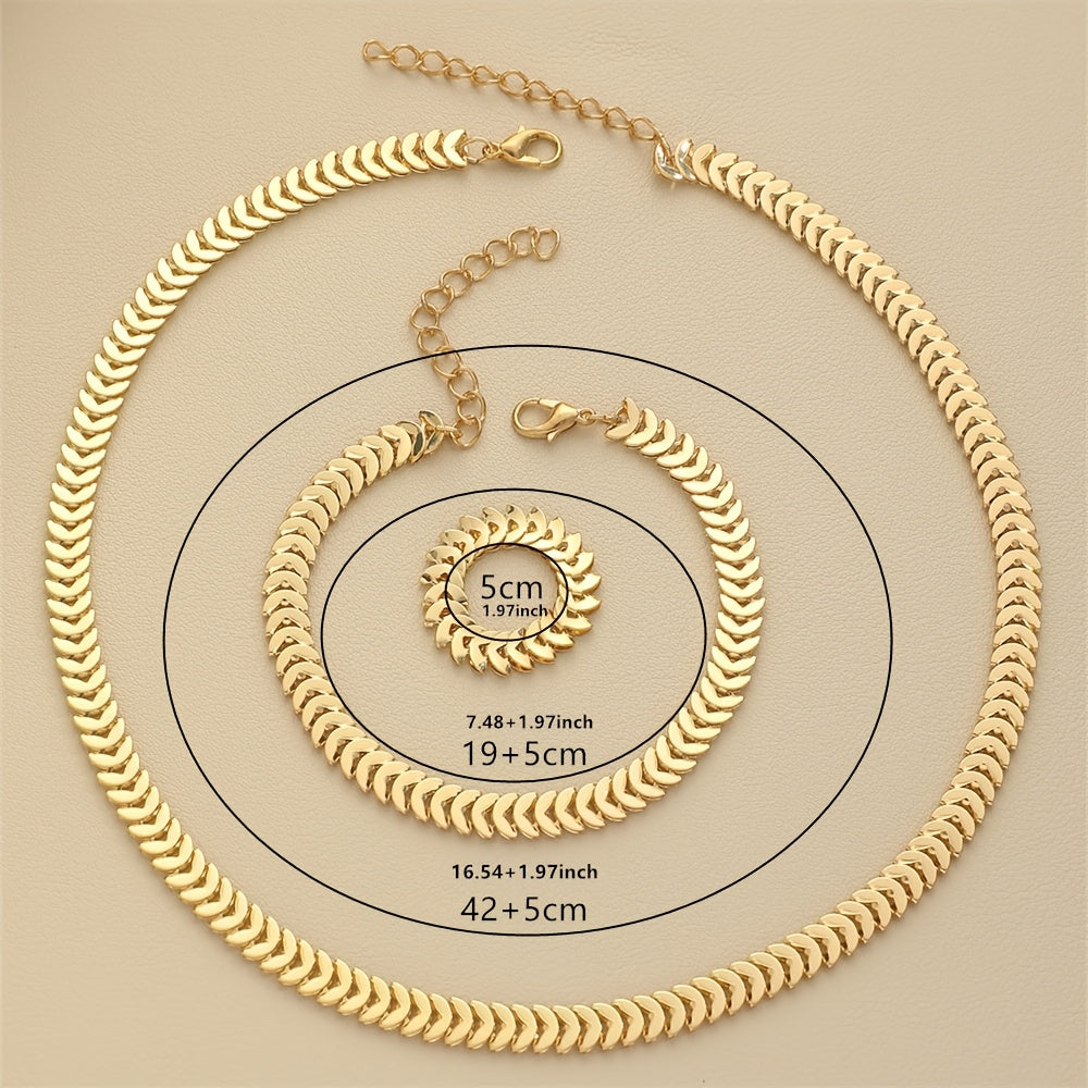 Set de joyería minimalista 3 en 1