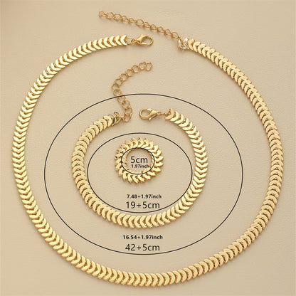 Set de joyería minimalista 3 en 1