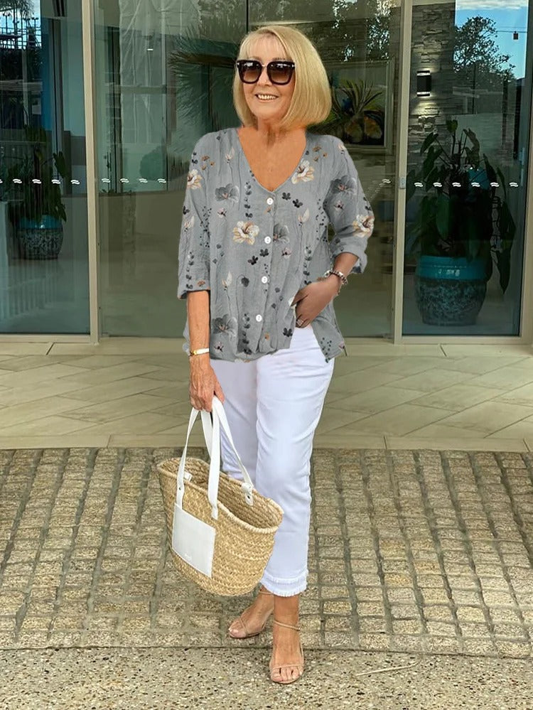 Anita | Blusa Floral Elegante