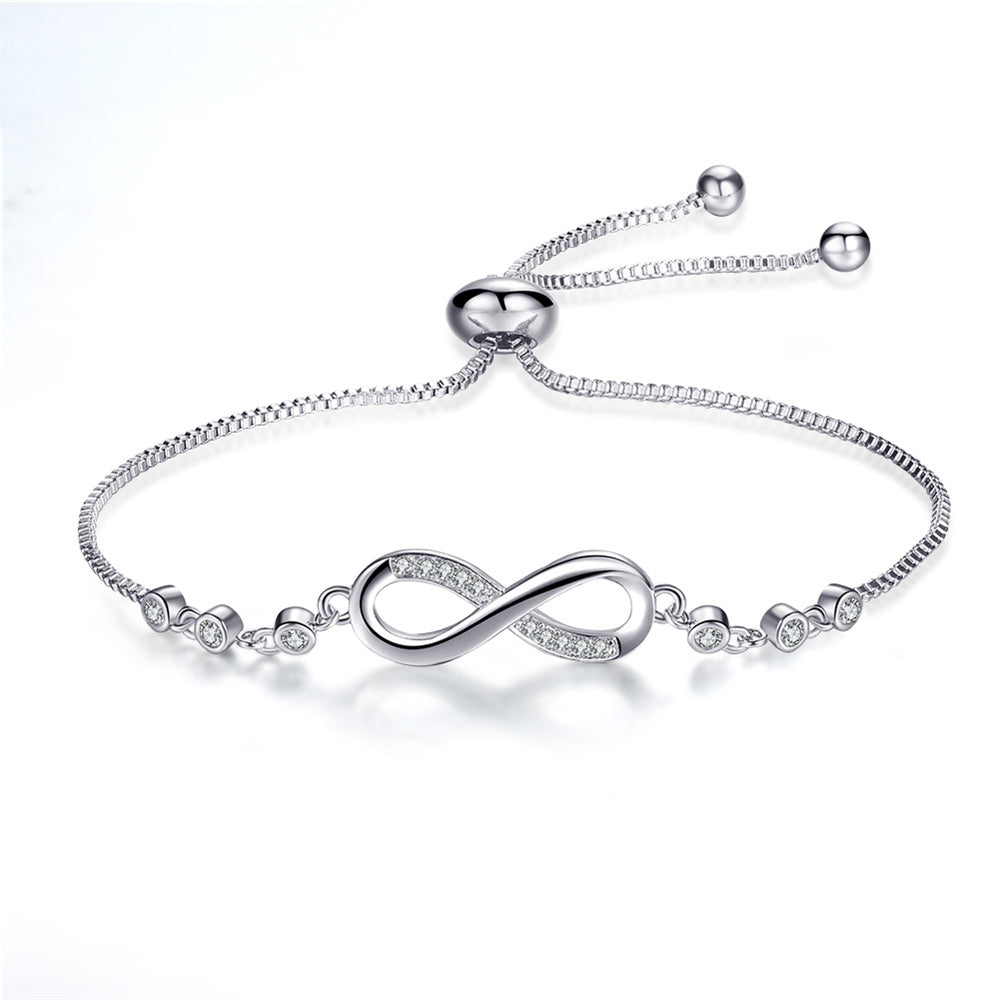 PULSEIRA SÍMBOLO INFINITO PRATA