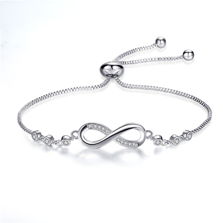 PULSEIRA SÍMBOLO INFINITO PRATA