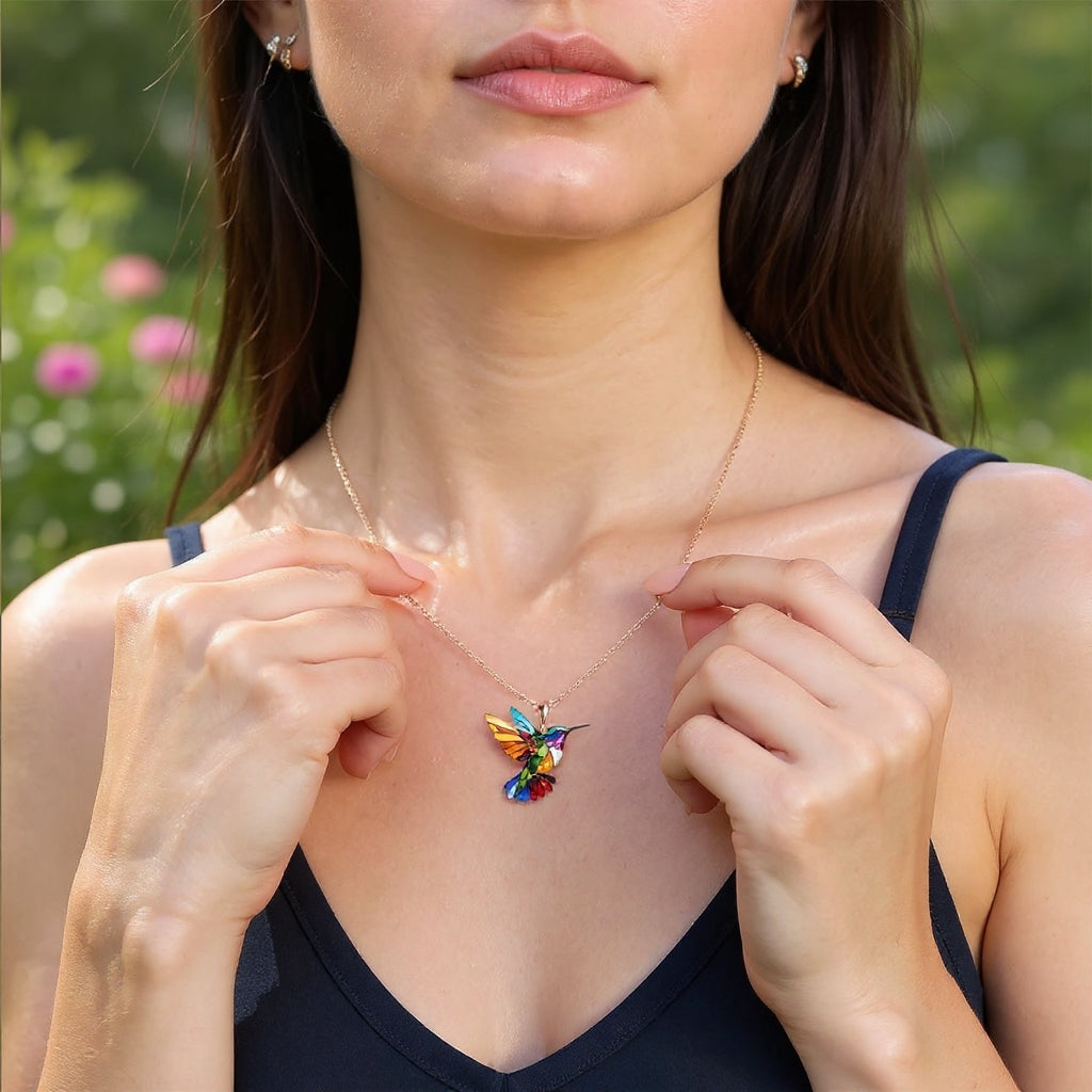 ROLA | HERMOSO COLLAR DE COLIBRÍ