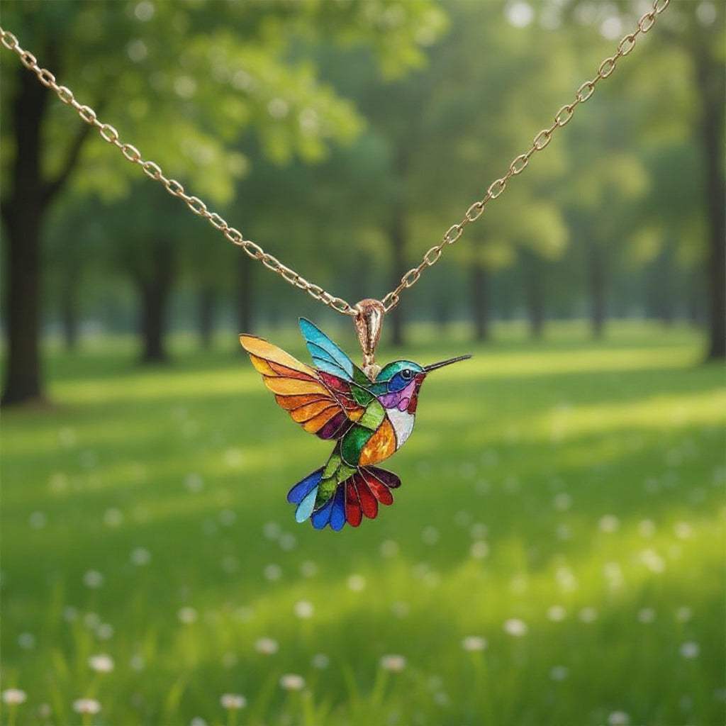 ROLA | HERMOSO COLLAR DE COLIBRÍ