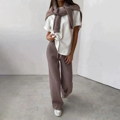 Conjunto elegante de cachemira para una comodidad inigualable