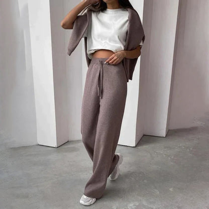 Conjunto elegante de cachemira para una comodidad inigualable