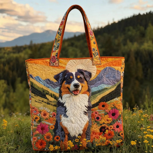 Mountain Meadow Companion | Ručně vyrobená prošívaná taška