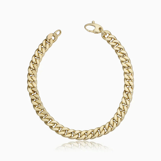 Mayzharine | Brazalete Cubano de Oro 18k