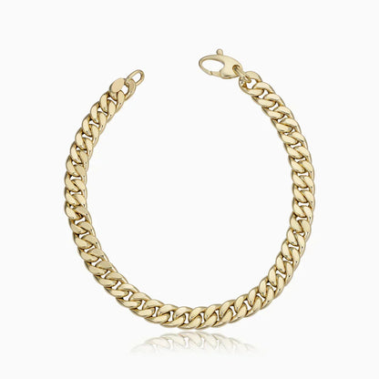 Pulsera cubana vintage | Oro
