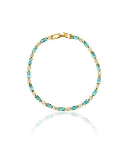 Armband aus natürlichem Türkis | Gold