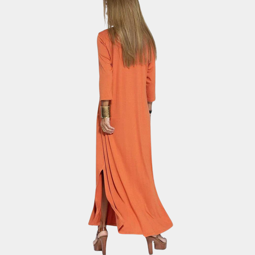 Aveline | Vestido Longo Maxi com Decote V