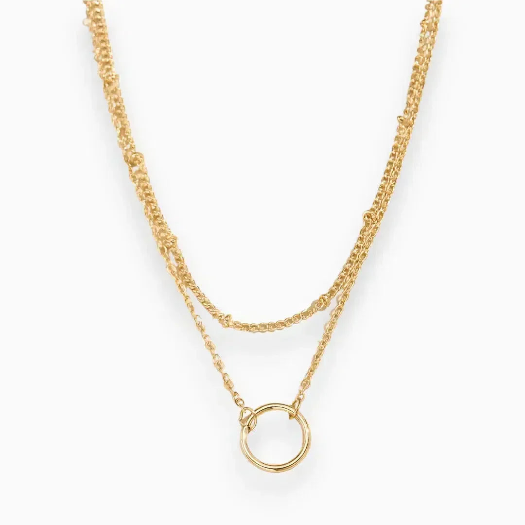 Célindra | Collar bohemio de diseño minimalista